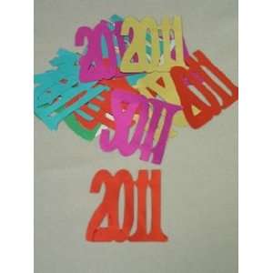  Party Deco 21112 3 in. Multi 2011 Confetti   25 Pieces 