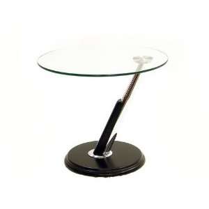  Wholesale Interiors Round Glass Top End table Furniture 
