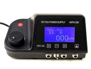Brand New Professional Digital Tattoo Power Supply   Support Dual 