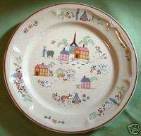 NEWCOR Dinner Plate OUR COUNTRY Fun Farm/Country Theme  