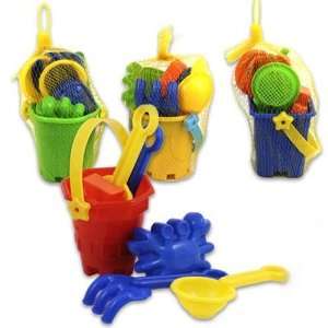  Beach Toys 7 Piece Mini Bucket Assorted Case Pack 48 Baby