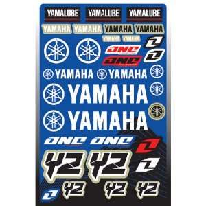  Yamaha Motorcycle Officially Licensed 1nd YZ Decal Sheet Dirt Bike 