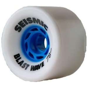  Skateboard Wheels SEISMIC WHEELS WAVES 79A 78MM WHITE 