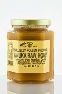 MANUKA Royal Jelly Pollen Propolis Natural Raw Honey 16  