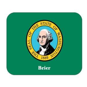  US State Flag   Brier, Washington (WA) Mouse Pad 