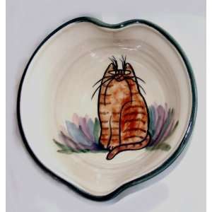  Kitty Heart Shape Bowl by Moonfire Pottery Kitchen 