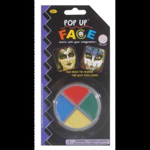 COLOR FACE PAINT Wheel Makeup Costume Halloween Clown  