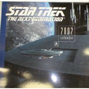  2002 STAR TREK TNG CALENDAR USS ENTERPRISE  D Everything 