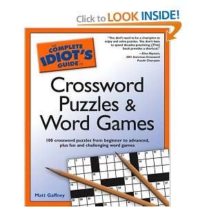  The Complete Idiots Guide to Crossword Puzzles and Word 