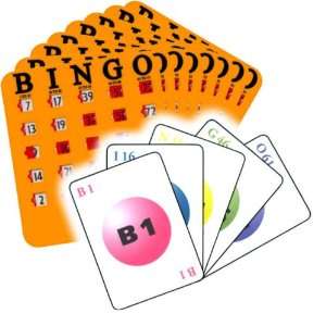  Calling Card Bingo Set with 50 Cards Toys & Games