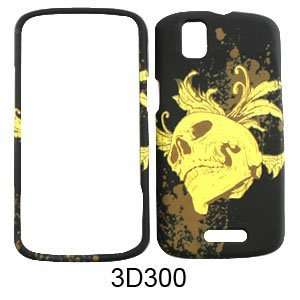   PRO CASE COVER 3D TATTOOS SKULLS YELLOW Cell Phones & Accessories