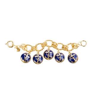 Anchor bead charm bracelet   bracelets   Womens jewelry   J.Crew