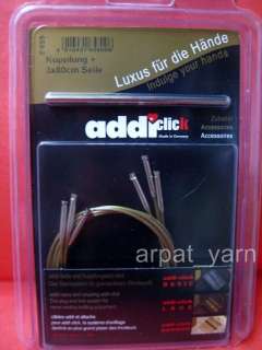 Addi Click Bamboo Interchangeable circular Needles  