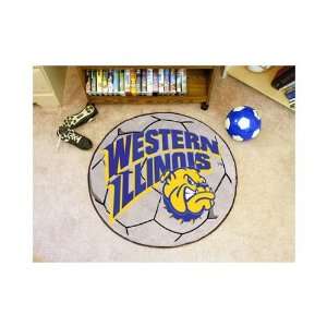  Western Illinois Leathernecks 29 Soccer Ball Mat Sports 