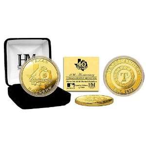   Rangers 40th Anniversary Gold Coin by Highland Mint