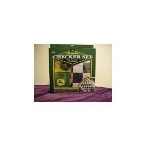 John Deere Large Checker Set  Toys & Games  