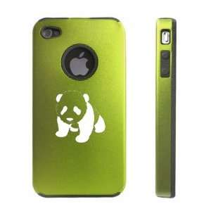  Apple iPhone 4 4S 4G Green D159 Aluminum & Silicone Case 