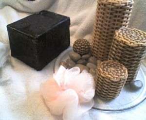 Pine Tar Handmade loaf soap w Essential oils Herbs 1 lb  