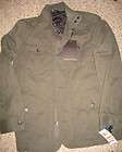 NWT TASSO ELBA GREEN WATERPROOF 4 POCKET LS. JACKET, SIZE SMALL