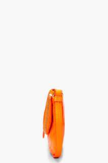 Marc By Marc Jacobs Orange Petal To The Metal Flap Pouchette for women 