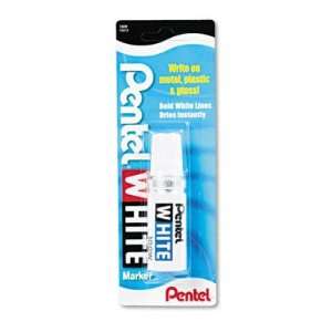  Permanent Marker   Broad Tip, White(sold in packs of 3 