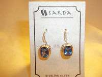 Sarda sterling silver wire earrings Sheer Luck Topaz  