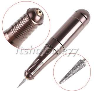 Professional Electric Nail Drill Manicure Pen Machine Kit Bits