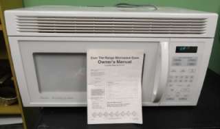   Radarange Over The Range Electric Microwave Oven MVH150W w/ Manual