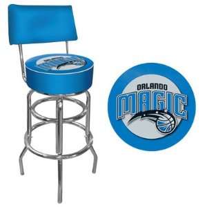   Orlando Magic NBA Padded Swivel Bar Stool with Back 