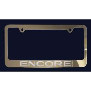 Buick Encore License Plate Frame (Zinc Metal)
