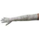 Finale Gloves White 16 Button Opera Length Gloves, Stretch Nylon 