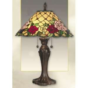    Columbian Series Rose Tiffany Lamp Multicolor