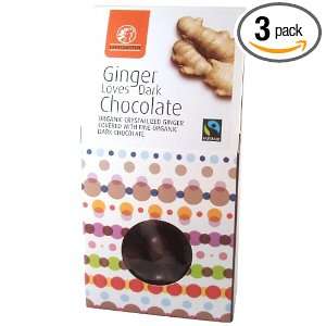 Landgarten Organic Crystalized Ginger Loves Dark Chocolate, 3.86 Ounce 