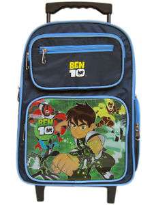 Ben 10 Rolling Backpack  Ben10 wheeled book bag  
