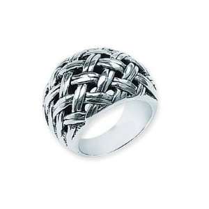  Sterling Silver Braided Ring Jewelry