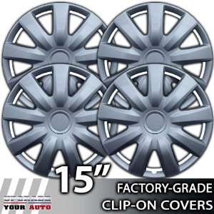  2004 2006 Toyota Camry 15 Inch Silver Metallic Clip On 