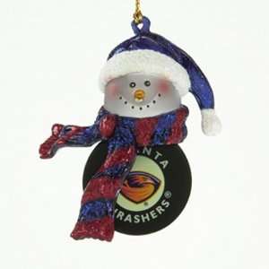  BSS   Atlanta Thrashers NHL Striped Acrylic Snowman 