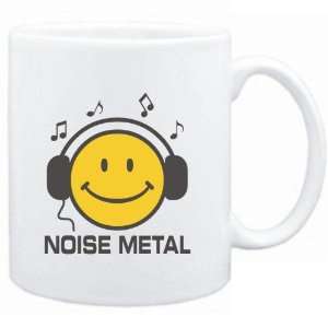  Mug White  Noise Metal   Smiley Music