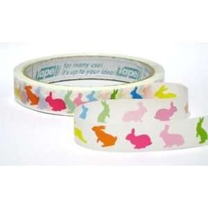  cute colourful rabbits Deco Tape Japan Toys & Games