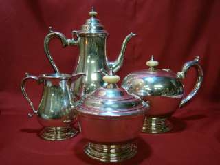   Large Antique Tea Set Hallmarked Treasure Sterling Silver  