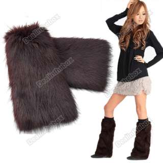   40cm Women Lower Leg Ankle Warmer Shoes Boot Sleeves Cover multicolors
