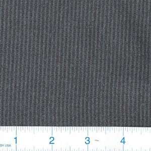 60 Wide Worsted Wool Suiting Crepe Stripes Slate/Black Fabric By The 