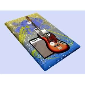   Electric Guitar and Amp Decorative Switchplate Cover