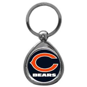  Chicago Bears NFL High Polish Chrome Key Tag w/ Photo Dome 