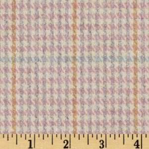  62 Wide Acrylic Suiting Houndstooth Suiting Pastel Fabric 