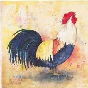  Roosters Poster Print