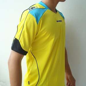 KAPPA Athletic Mens Football Soccer Shirt Yellow M L XL  