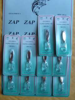 10 LURES Snapper Zapper Spoon Kastmaster Style 1/12 oz  