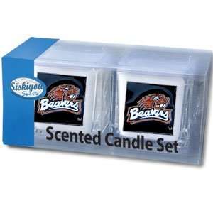  College Candle Set (2)   Oregon State Beavers Sports 