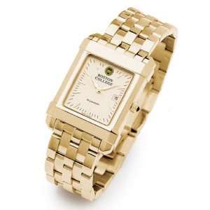  Boston College Mens Swiss Watch   Gold Quad Watch with 
